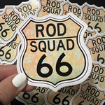 STICKER - The Rod Squad Route 66 Logo