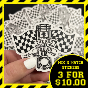 STICKER - Piston Rod Squad