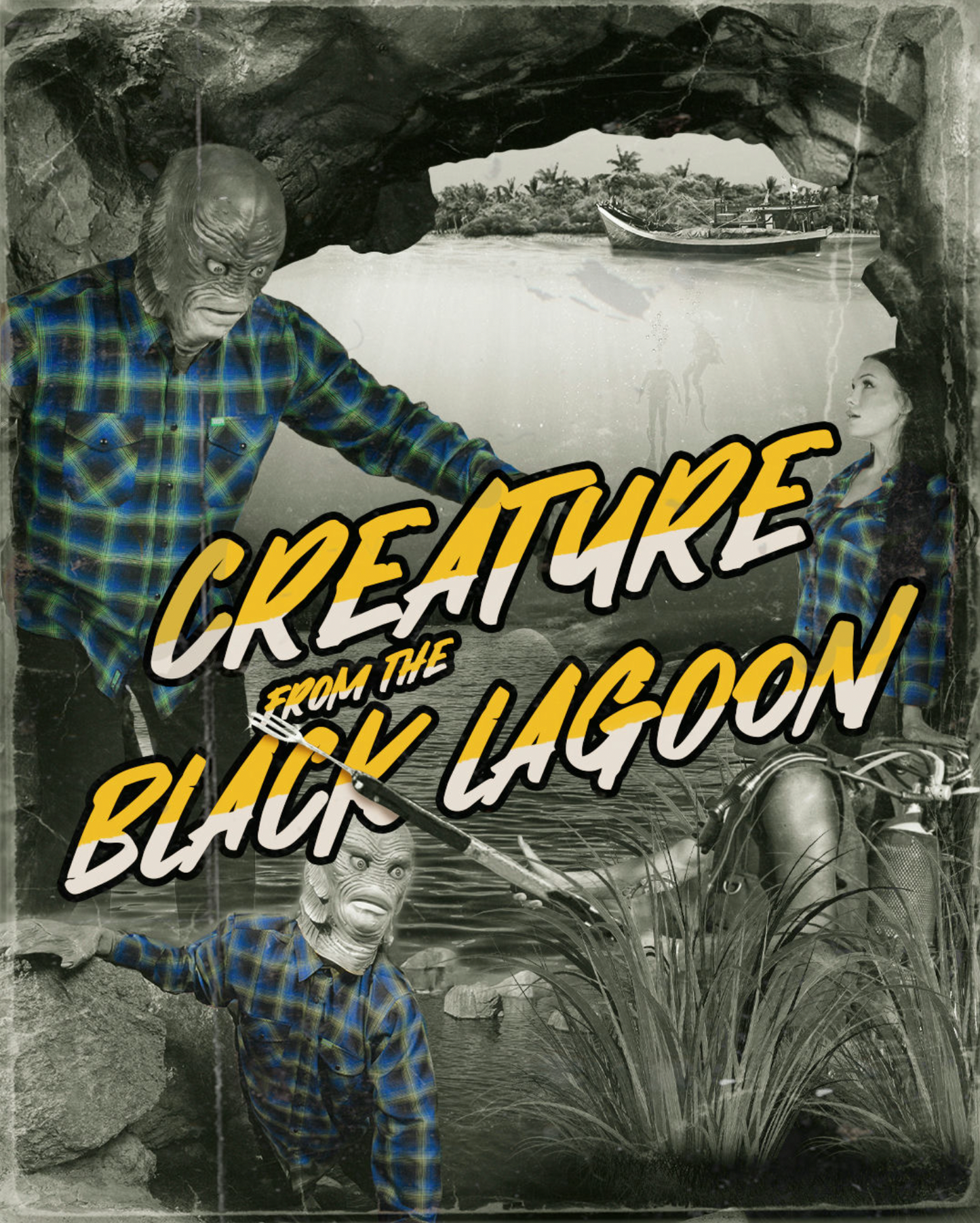 DIXXON - Gill Man Blue & Green Flannel Shirt