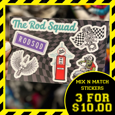 STICKER - The Rod Squad Sticker Sheet #1