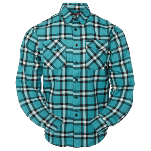 DIXXON - Cancun Blue Flannel Shirt