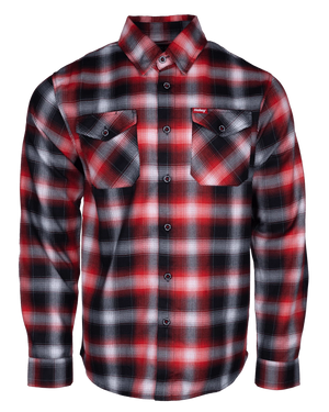 DIXXON - Holley Performance Carburettors Red, Black & White Flannel Shirt
