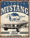 Metal Sign MSI-1813 Classic Mustang