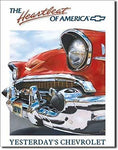 Metal Sign MSI-820 Chevy Heartbeat of America