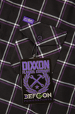 DIXXON - Defcon Purple & Black Flannel Shirt