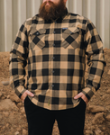 DIXXON - BRCC Chainsaw Brown/Latte Flannel Shirt