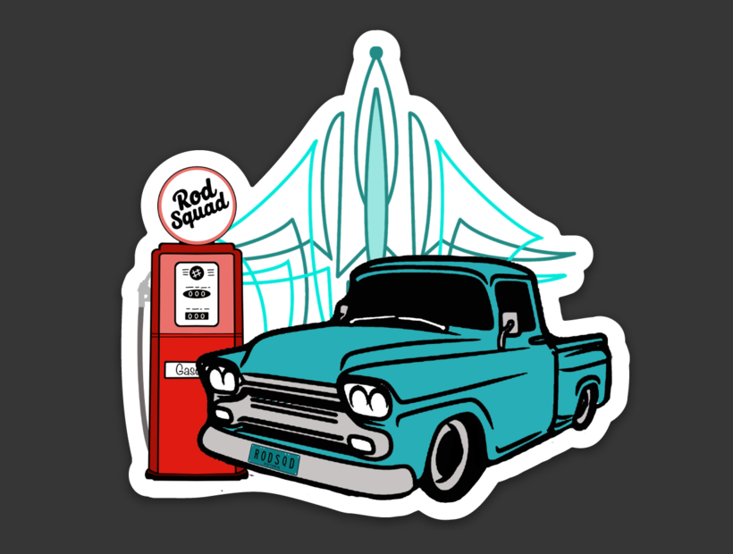 STICKER - Chevy Apache Pick-Up