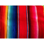 Mexican Sarape Blanket - Red