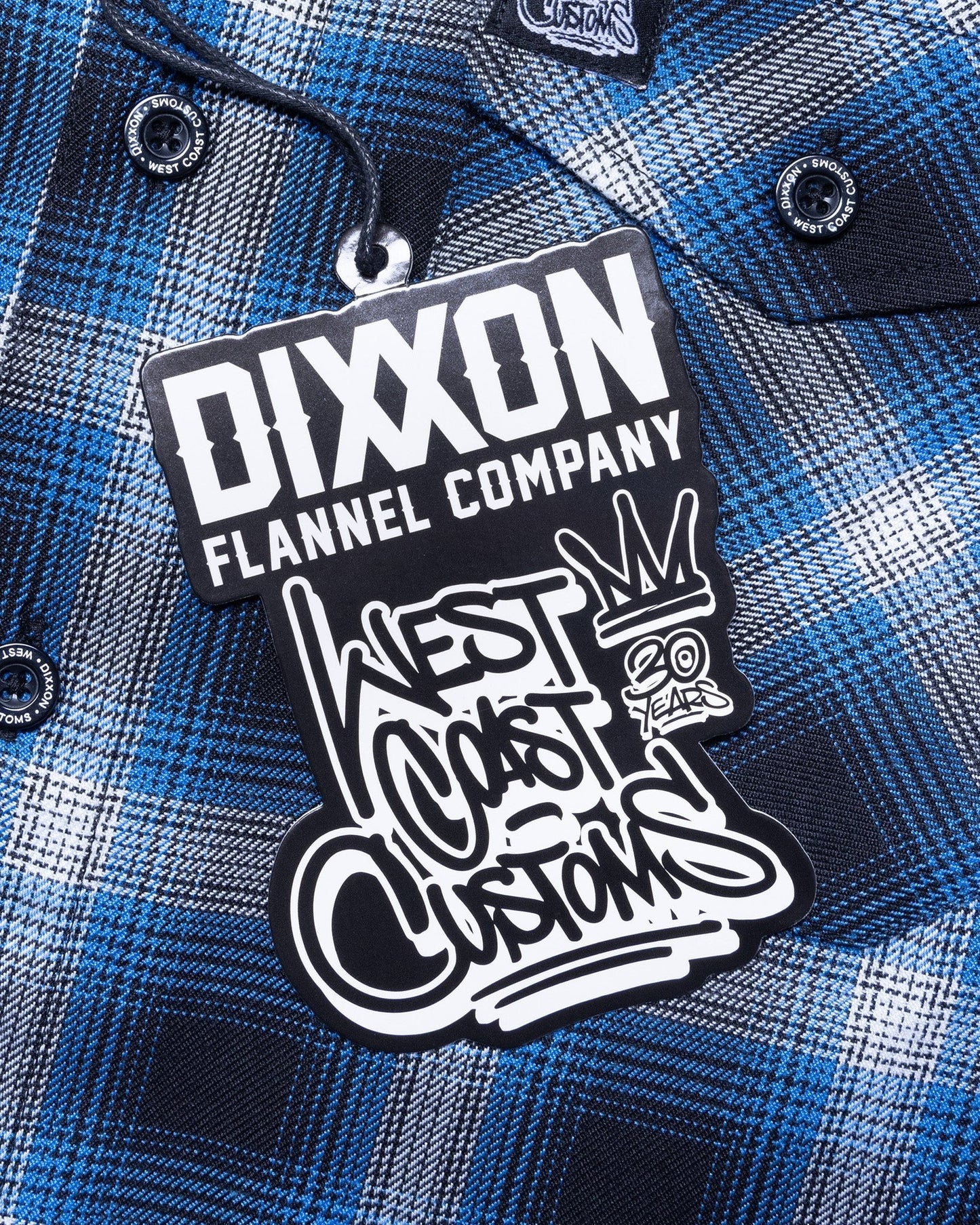 DIXXON - West Coast Customs 2.0 Blue Flannel Shirt