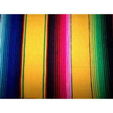 Mexican Sarape Blanket - Yellow